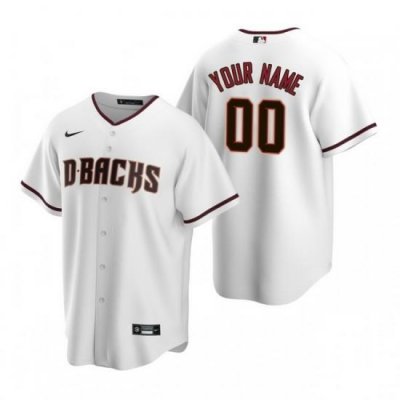 Men Women Youth Toddler All Size Arizona Diamondbacks Custom Nike White Stitched MLB Cool Base Home Jersey