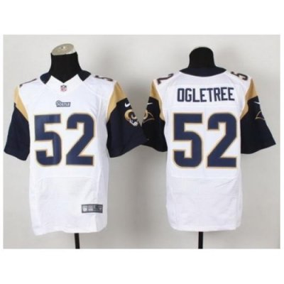 Nike St. Louis Rams 52 Alec Ogletree White Elite NFL Jersey