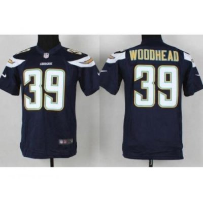 Youth Nike San Diego Chargers 39 Danny Woodhead Dark Blue NFL Jerseys