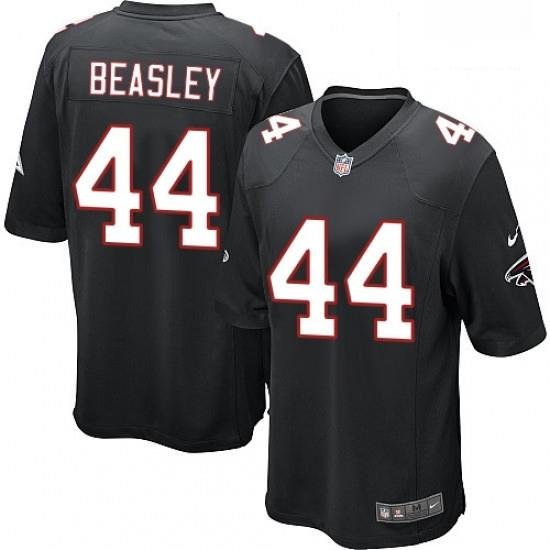 Men Nike Atlanta Falcons 44 Vic Beasley Game Black Alternate NFL Jersey