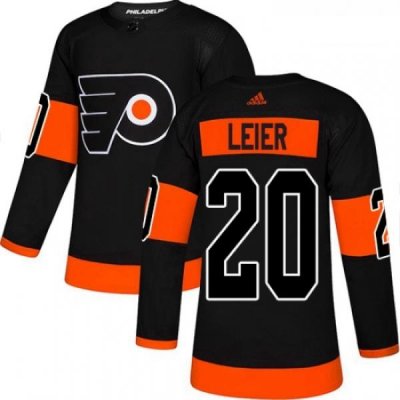 Youth Adidas Philadelphia Flyers 20 Taylor Leier Premier Black Alternate NHL Jersey