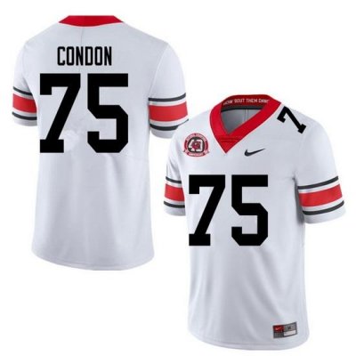 2020 Men #75 Owen Condon Georgia Bulldogs 1980 National Champions 40th Anniversary College Football