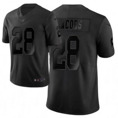 Nike Raiders 28 Josh Jacobs Black City Edition Vapor Untouchable Limited Jersey