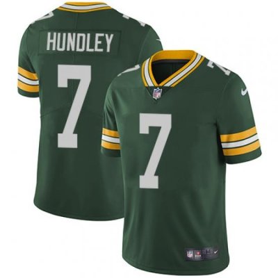 Youth Nike Packers #7 Brett Hundley Green Team Color Vapor Untouchable Limited Player NFL Jersey