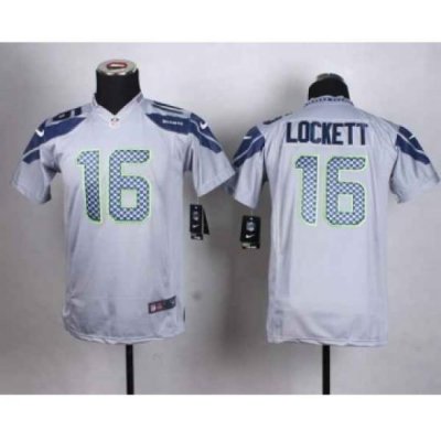 nike youth nfl jerseys seattle seahawks 16 lockett grey[nike]