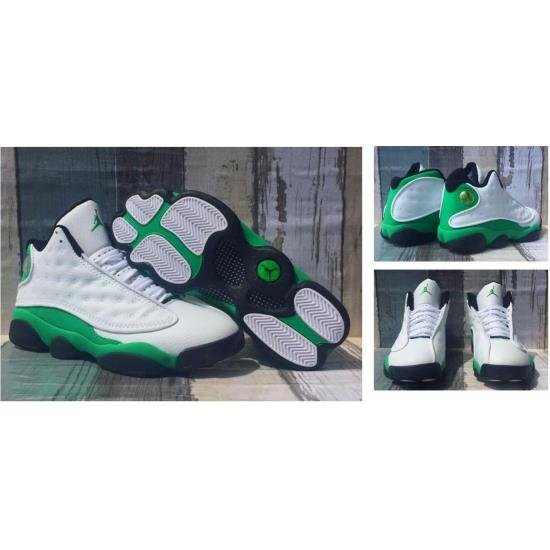 Air Jordan 13 Retro 2020 White Green Men Shoes