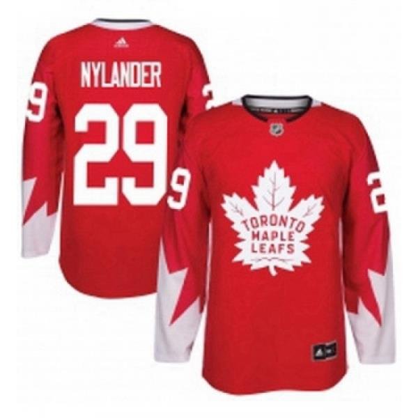 Youth Adidas Toronto Maple Leafs 29 William Nylander Authentic Red Alternate NHL Jersey