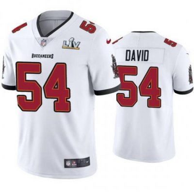 Men Lavonte David Buccaneers White Super Bowl Lv Vapor Limited Jersey