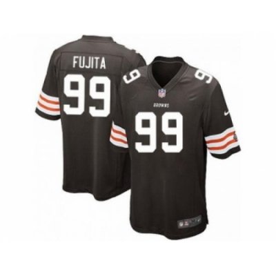 Nike Cleveland Browns 99 Paul Kruger Brown Game NFL Jersey