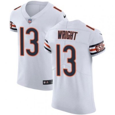 Nike Bears #13 Kendall Wright White Mens Stitched NFL Vapor Untouchable Elite Jersey