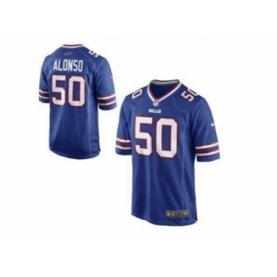 Nike Buffalo Bills 50 Kiko Alonso blue Game NFL Jersey