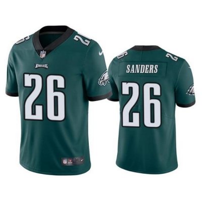 Youth Philadelphia Eagles 26 Miles Sanders Green Vapor Untouchable Limited Stitched Football Jersey