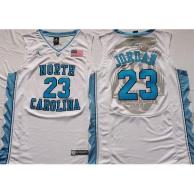 North Carolina Tar Heels White #23 Michael JORDAN Stitched NCAA Jersey