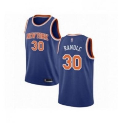 Youth New York Knicks 30 Julius Randle Swingman Royal Blue Basketball Jersey Icon Edition