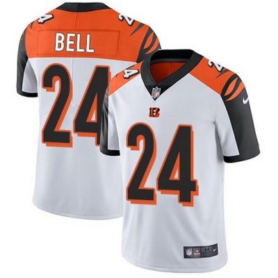 Nike Bengals 24 Vonn Bell White Men Stitched NFL Vapor Untouchable Limited Jersey