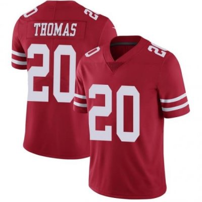 Men Sanfrancisco 49ers #20 Ambry Thomas Red Vapor Limited Jersey