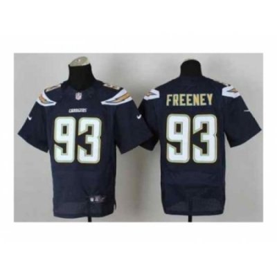 Nike San Diego Chargers 93 DWight Freeney Dark blue Elite neW NFL Jersey