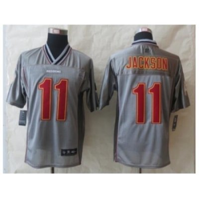 Nike Washington RedSkins 11 DeSean Jackson Grey Elite Vapor NFL Jersey