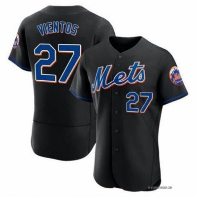 Men NeW York Mets Mark Vientos #27 Black Flexbase Stitched MLB Jersey