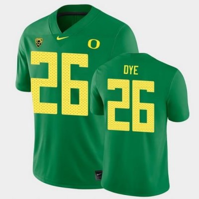 Men Oregon Ducks Travis Dye College Football Green Game Jersey