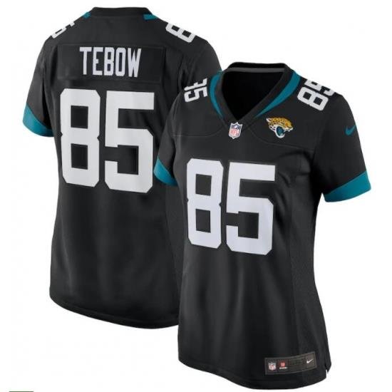 Women Jacksonville Jaguars Tim Tebow Nike Black Alternate Game Jersey