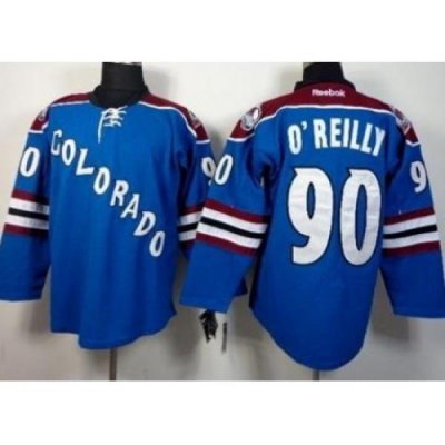 Colorado Avalanche 90 Ryan O'Reilly Blue Stitched NHL Jersey