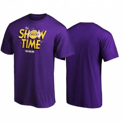 Los Angeles Lakers 2020 NBA Finals Bound Tee Purple Team Ambition Hometown