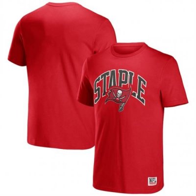 Men Tampa Bay Buccaneers X Staple Red Logo Lockup T Shirt