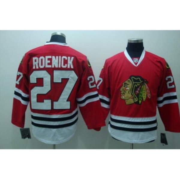 Chicago Blackhawks 27 Jeremy Roenick Red Jerseys