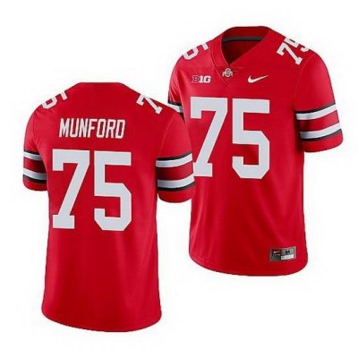 Ohio State Buckeyes Thayer Munford Scarlet Game Men'S Jersey