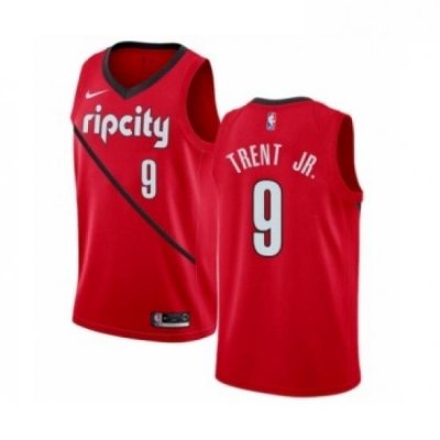 Youth Nike Portland Trail Blazers 9 Gary Trent Jr Red Swingman Jersey Earned Edition