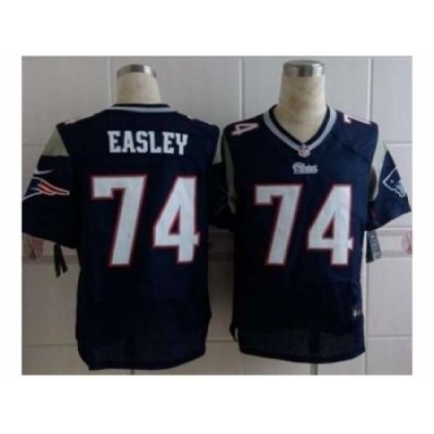 Nike neW england patriots 74 Dominique Easley blue Elite NFL Jersey