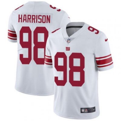 Nike Giants #98 Damon Harrison White Mens Stitched NFL Vapor Untouchable Limited Jersey