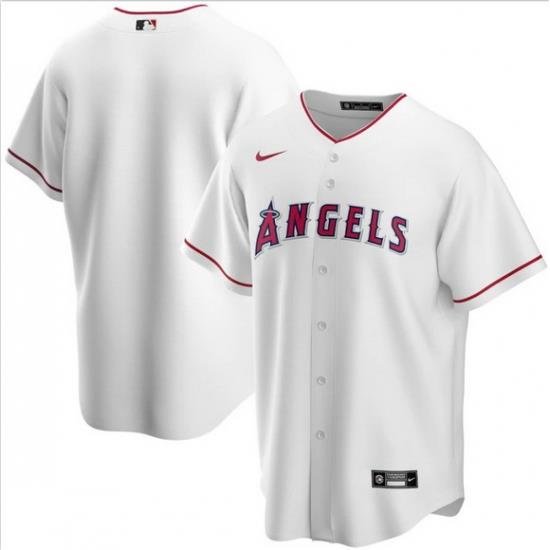 Men Los Angeles Angels Nike White Blank Jersey