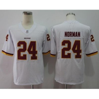 Nike Redskins 24 Josh Norman White Vapor Untouchable Player Limited Jersey