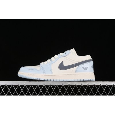 AIR JORDAN 1 LOW WHITE GREY BLUE WG8850 012