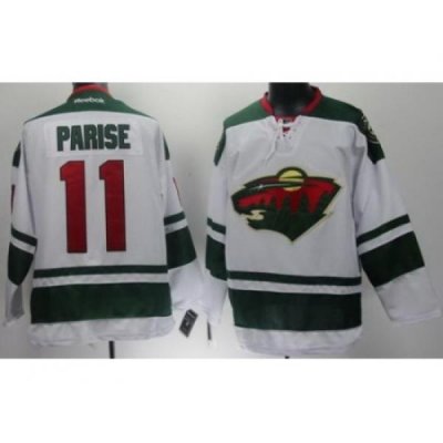 Minnesota Wild 11 Zach Parise White NHL Jerseys New