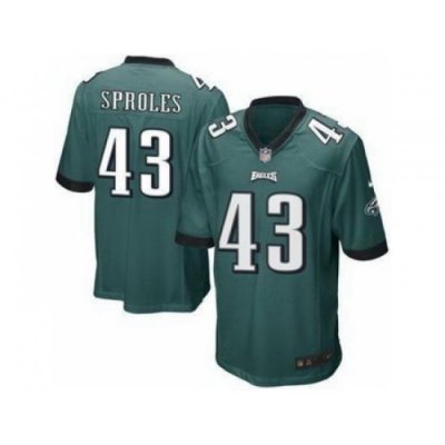 Nike Philadelphia Eagles 43 Darren Sproles Green Game NFL Jersey