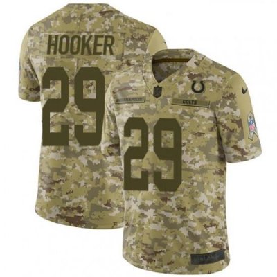 Youth Nike Indianapolis Colts 29 Malik Hooker Limited Camo 2018 Salute to Service NFL Jersey