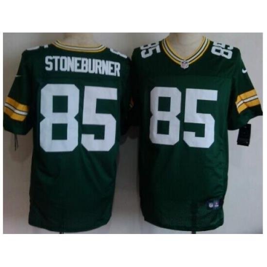 Nike Green Bay Packers 85 Jake Stoneburner Green Elite NFL Jersey