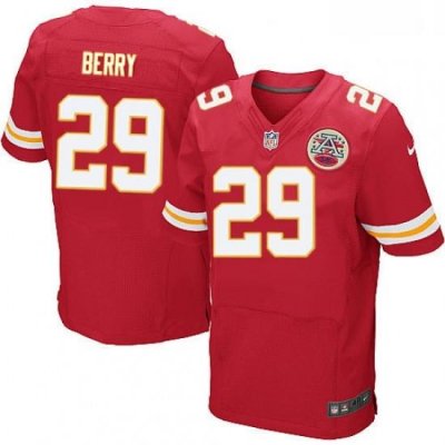 Men Nike Kansas City Chiefs 29 Eric Berry Red Team Color Vapor Untouchable Elite Player NFL Jersey