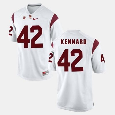 Men Usc Trojans Devon Kennard Pac 12 Game White Jersey