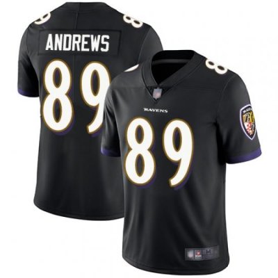 Baltimore Ravens 89 Mark Andrews Limited Mens Black Football Vapor Untouchable Jersey