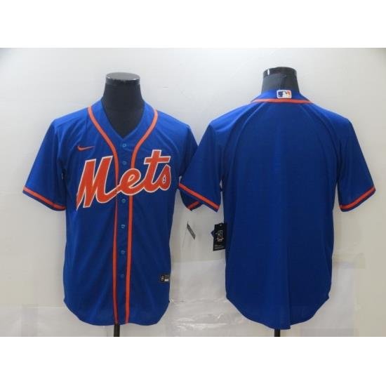 Men NeW York Mets Nike Blue Blank Jersey II