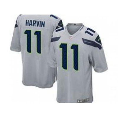 Nike Youth NFL Seattle SeahaWks #11 Percy Harvin grey Jerseys