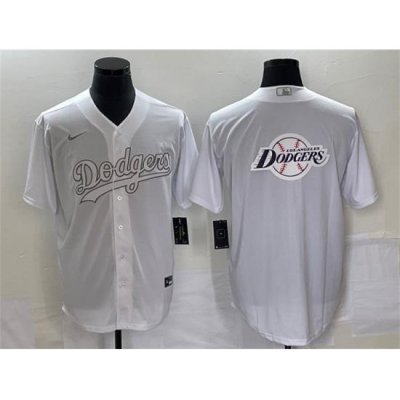 Men Los Angeles Dodgers Big Logo In Back Weekend Stitched Baseball Jersey