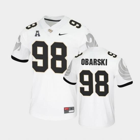 Men Ucf Knights Daniel Obarski College Football White Untouchable Game Jersey