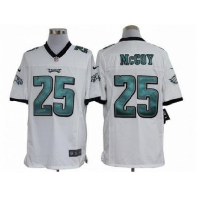 Nike Philadelphia Eagles 25 LeSean McCoy White Limited NFL Jersey