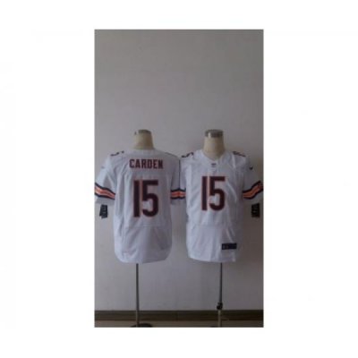 nike nfl jerseys chicago bears 15 carden white[Elite][carden]