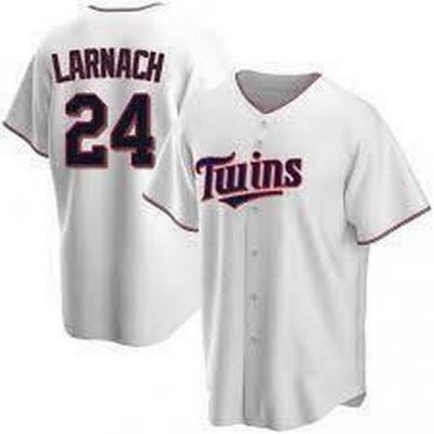 Minnesota TWins 24 Trevor Larnach White Jersey